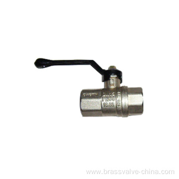 Aluminum handle brass ball valveHB05